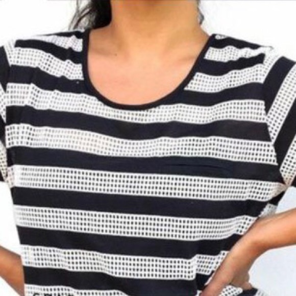 Converse, Retro Mesh Striped Shirt, Size S - Picture 5 of 16